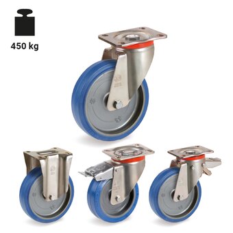 TR-73-P-Wheels with medium-heavy duty brackets